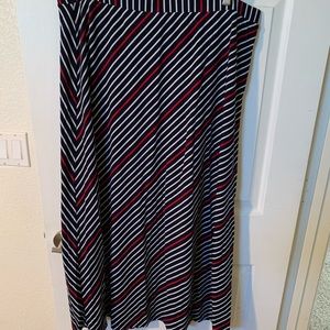 Striped maxi